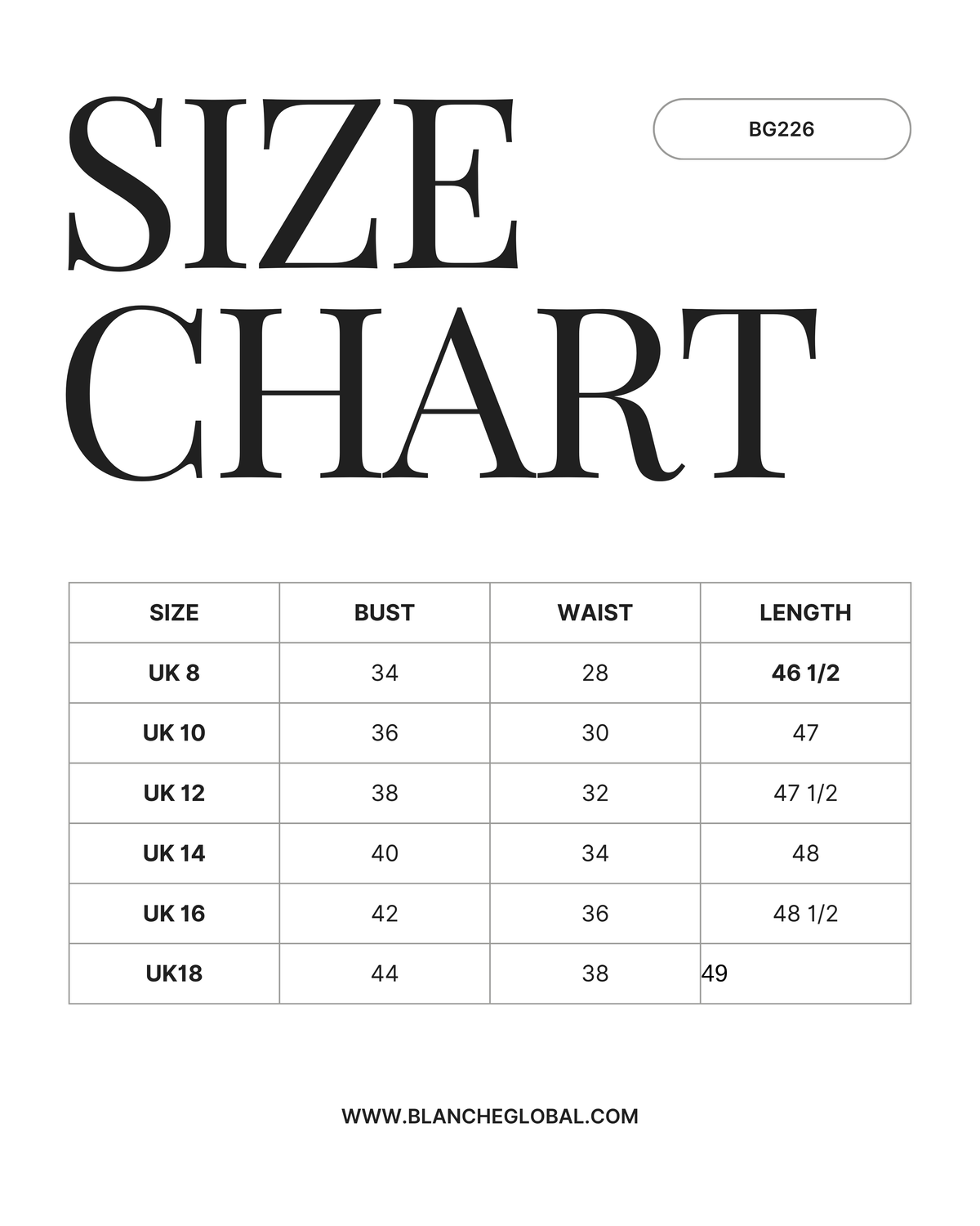 Roll-Tab Sleeve Tiered Dress Brown - BG226 - Size chart