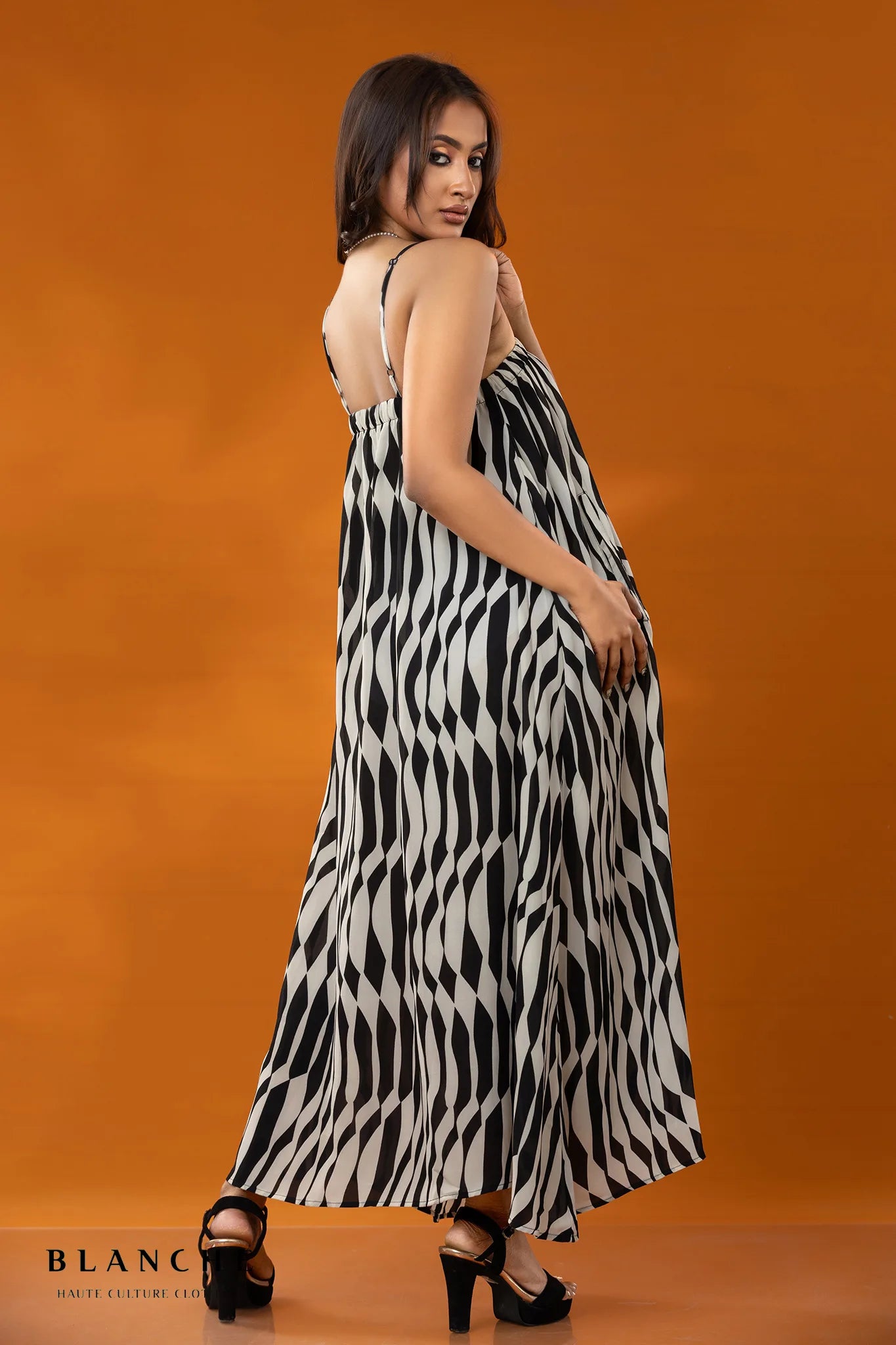 Breezy Lines Maxi Dress