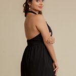 Halter Neck Backless Dress