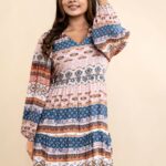 BOHO Dress - Red Mix