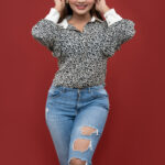 Leopard Print Long Sleeve Shirt