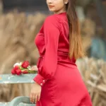 Cherry Blush Tie Dress