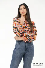 Geo Pop Button-Up Shirt - Image 2
