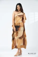 Sahara One-Shoulder Drape Dress - Image 3
