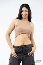Contour High-Neck Crop Top - Image 2