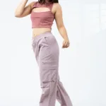 MetroFit Cargo Pants - Pink