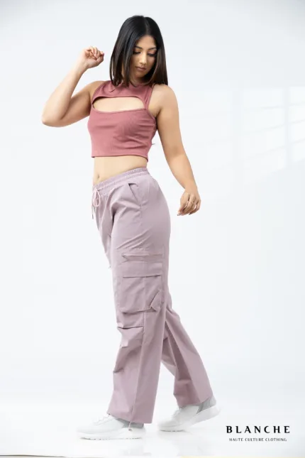 MetroFit Cargo Pants - Pink