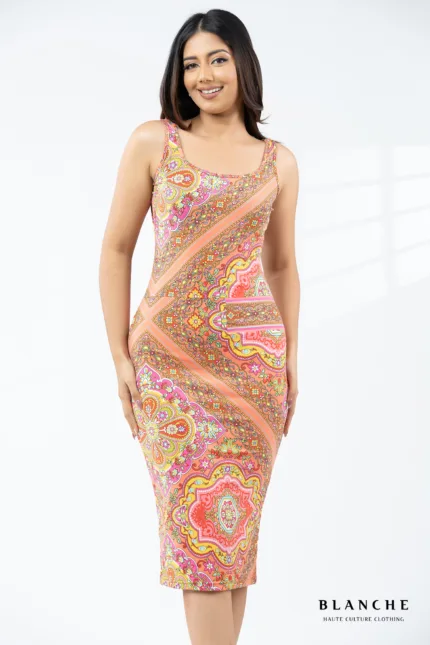 Twist Detail Midi Dress - Design 1