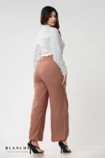 Blush Wrap-Tie Palazzo - Image 2