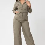 Olive Utility Jumpsuit