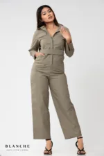 Olive Utility Jumpsuit