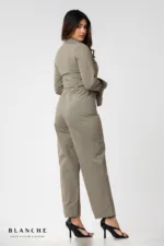Olive Utility Jumpsuit - Image 3