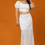 White Lace Skirt & Top