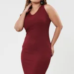 Tank Dress - Burgundy