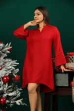 Maroon Baggie Maxi Dress