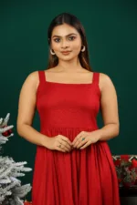 Front Tie Up Party Dress - Image 2