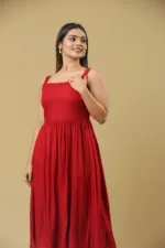 Front Tie Up Party Dress - Image 4