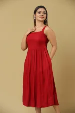 Front Tie Up Party Dress - Image 3
