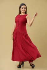 Longline Princess Line Dress - Image 5