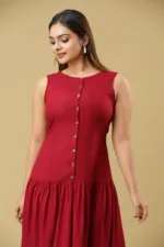 Longline Princess Line Dress - Image 4